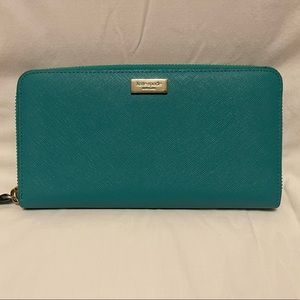 Teal Kate Spade wallet